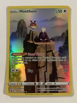 Pokemon TCG: HOOTHOOT TG12/TG30 Astral Radiance Trainer Gallery Ultra Rare LP - Image 1