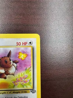1st Edition Eevee 51/64 Jungle Set Rare Vintage 1999 Pokemon Card LP - Image 4