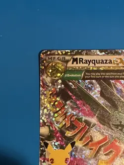 M Rayquaza EX 76/108 Celebrations Classic Collection Pokemon 2021 LP - Image 4