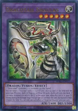 Yugioh! Dracotail Shaulas - BPRO-EN037 - Ultra Rare - 1st Edition Near Mint, Eng - Image 1