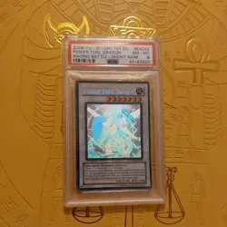 Yugioh Power Tool Dragon Ghost Rare 1st Edition RGBT-EN042 PSA 8 - Image 1