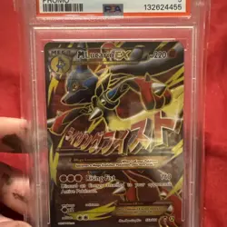 Pokemon TCG Mega Lucario EX Card 55a/111 PSA 9 - Image 3