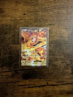 Pokemon TCG Charizard EX XY121 Black Star Promo Full Art Holo Card 2016 - Image 1
