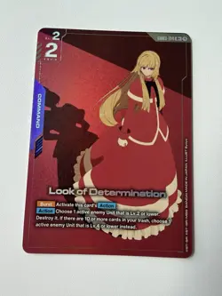 Gundam Card Game Look Of Determination GD03-114 Alternate Art Steel Requiem NM - Image 1