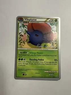 LP Vileplume 24/90 2011 World Championships Ross Cawthon HGSS Pokemon card - Image 1