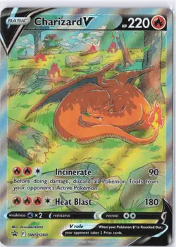 Charizard v SWSH260 Holo Promo Card Sword & Shield clean card - Image 1