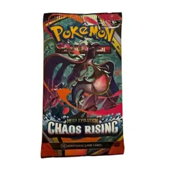 Pokemon TCG Mega Evolution Chaos Rising 10-Card Booster Pack Sealed English - Image 1