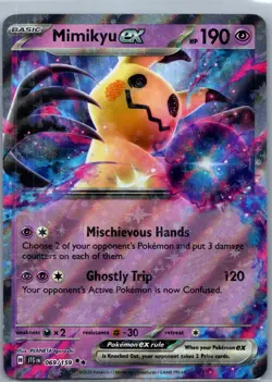 Mimikyu ex 069/159 Near Mint Pokemon Card - Image 1