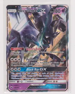 Necrozma GX Ultra Rare Pokemon Card Burning Shadows 63/147 - Image 1