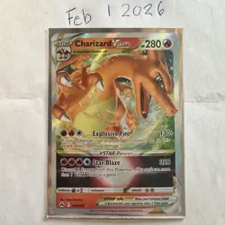 Pokemon Charizard VSTAR 018/172 Brilliant Stars Ultra Rare Holo Card - Image 1