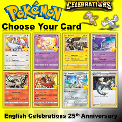 Pokemon Celebrations: Choose Your Card! ENGLISH - NM - 25 Anniversary - Image 1