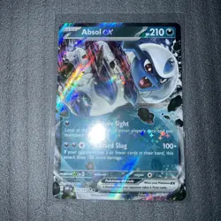Absol EX 135/197 Holo Ultra Rare Obsidian Flames Pokemon Card - Image 1