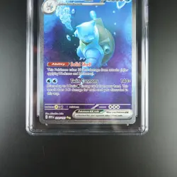 CGC 10 Pristine Blastoise ex 200/165 Pokemon 151 SIR Graded Card - Image 3