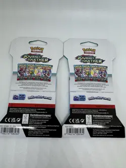 Pokemon Trading Card Game Journey Together Booster Pack Lot of 2 - Image 2