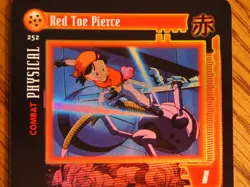 Dragonball GT CCG Red Toe Pierce unlimited ultra rare foil card - Image 2