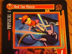 Dragonball GT CCG Red Toe Pierce unlimited ultra rare foil card - Image 4