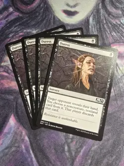 Duress X4 M21 Core Set Magic the Gathering MTG - Image 1