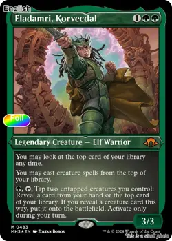 Eladamri, Korvecdal (Foil Etched) EN [MH3 - 483] - NM [Foil] TCG MTG - Image 1