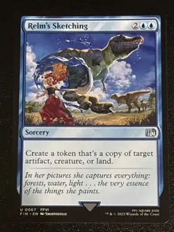 MTG Final Fantasy Relm's Sketching 0067 NM - Image 1