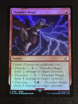 MTG Final Fantasy Thunder Magic Foil 0165 NM - Image 1