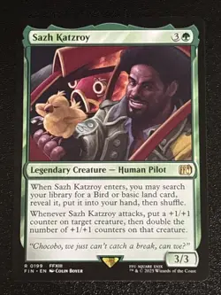 MTG Final Fantasy Sazh Katzroy 0199 NM Rare - Image 1