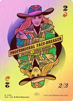 Professional Face-Breaker *Foil * - SLD - NM - Magic The Gathering - MTG - Image 1