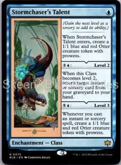 MTG SkeenAB Stormchaser's Talent Bloomburrow NM - Image 1