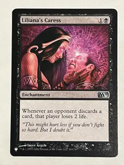 Liliana’s Caress NM The List MTG - Image 1