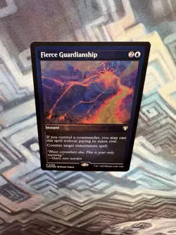 MTG Foil Etched Fierce Guardianship NM Unplayed Commander Masters - Image 4