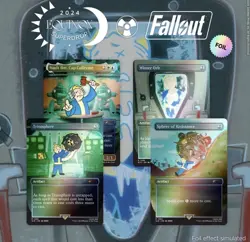 Magic the Gathering (MTG) Secret Lair x Fallout: Vault Boy (Rainbow Foil) - Image 1