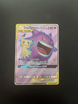 Pokemon TCG Tag Team Gengar and Mimikyu GX Card 164/181 - Image 1