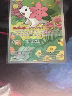 Pokemon Shaymin 185/182 Sv10: Destined Rivals Illustration Rare NM - Image 4