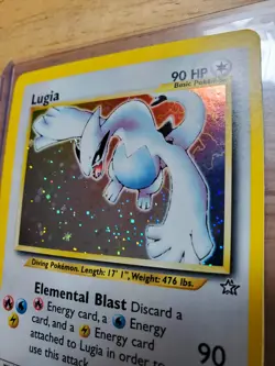 Pokemon 2000 Lugia 9/111 Neo Genesis Holo Rare Card - Image 5