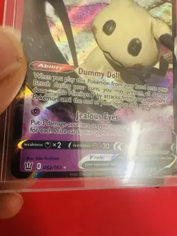 The Pokemon Company Mimikyu V 062/163 SWSH05 Battle Styles Ultra Rare Holo - Image 3