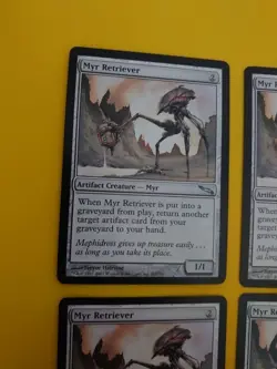 Myr Retriever playset artifact creature MTG 4 Card. Mirrodin. - Image 4