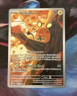 Dedenne 093/088: Perfect Order Illustration Rare Full Art Holo. NM Pokemon - Image 1