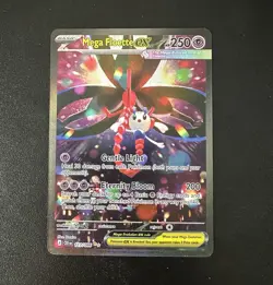 Pokemon Chaos Rising Mega Floette EX Special Illustration Rare Holo 117/086 - Image 1