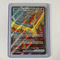 Pokemon Destined Rivals - Team Rockets Moltres EX 208/182 Ultra Rare NM - Image 1