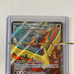 Pokemon Destined Rivals - Team Rockets Moltres EX 208/182 Ultra Rare NM - Image 3
