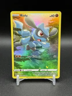 Riolu GG26/GG70 Holo Crown Zenith Galarian Gallery NM Pokemon TCG - Image 1