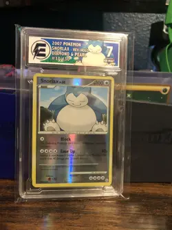 Snorlax Lv.35 Diamond & Pearl Reverse Holo 37/130 Pokemon Card 2007 Electric 7 - Image 1