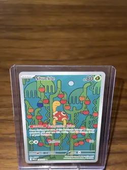 Shuckle 136/132 Illustration Rare Mega Evolution Pokemon TCG - Image 3