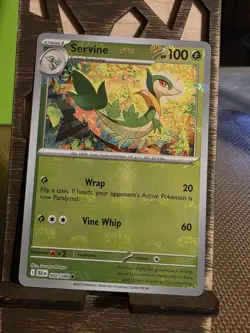 Pokemon Servine (Master Ball Pattern) 002/086 Sv: Black Bolt Holo - Image 1