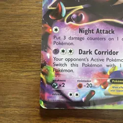 Gengar EX 34/119 Pokemon Phantom Forces Holo Rare JUMBO - Image 5