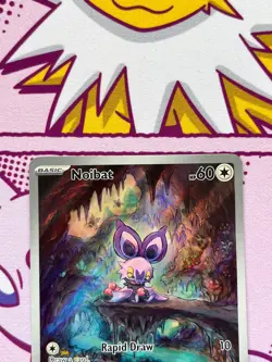 Pokemon TCG - Noibat 169/159 - Journey Together - Illustration Rare - NM - Image 3
