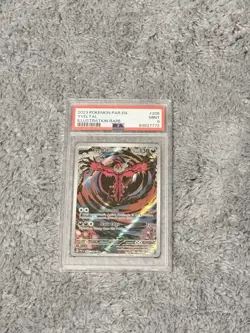 Pokemon 2023 SV04 Paradox Rift Yveltal 205/182 Illustration Rare Holo PSA - Image 1