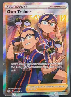 Pokemon Gym Trainer #191/195 Eng Silver Tempest Ultra Rare Full Art - see notes - Image 1