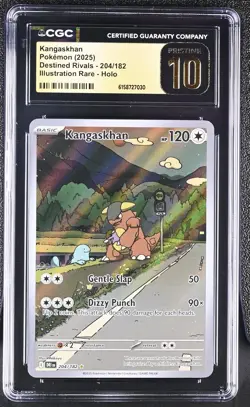 Pokemon Kangaskhan 204/182 Illustration Rare Destined Rivals - CGC 10 PRISTINE - Image 1