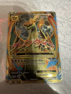 Mega M Charizard EX XY Evolutions Full Art Holo Card 101/108 - Image 1