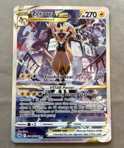 ZERAORA VSTAR GG43/GG70 Crown Zenith: Galarian Gallery Full Art Pokemon TCG NM - Image 1